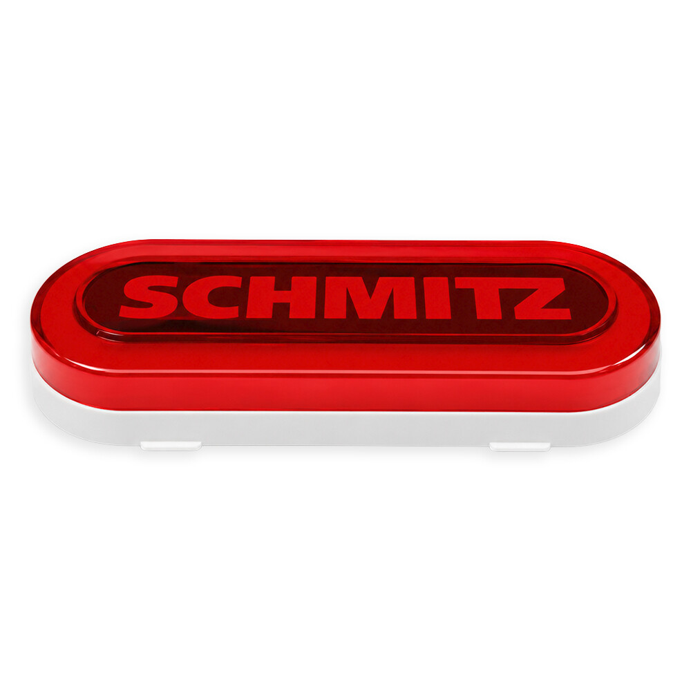 Ліхтар габаритний NEON з логотипом "SCHMITZ" червоний \з кріпленням \