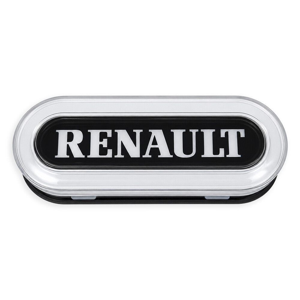 Ліхтар габаритний NEON з логотипом "RENAULT" білий з кріпленням