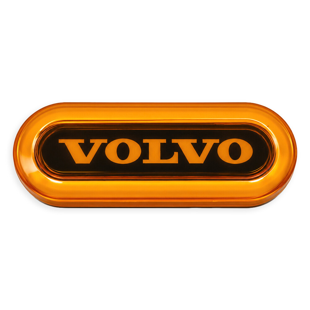 Фонарь габаритный NEON с логотипом "VOLVO"желтый \с креплением \