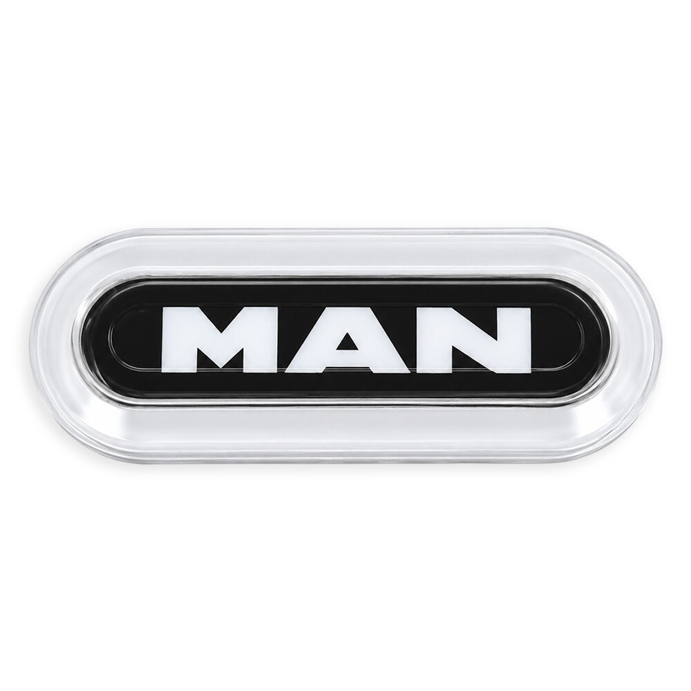 Фонарь габаритный NEON с логотипом "MAN"белый \с креплением \
