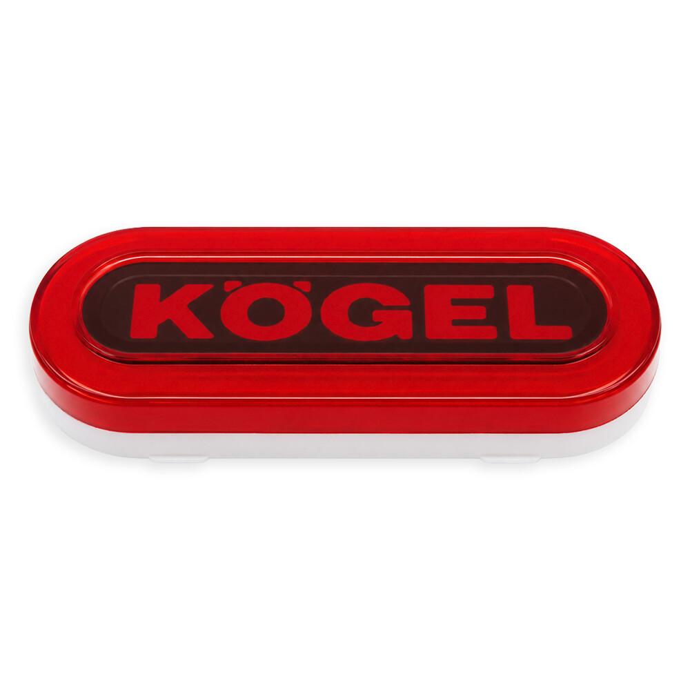 Ліхтар габаритний NEON з логотипом "KOGEL" червоний \з кріпленням \
