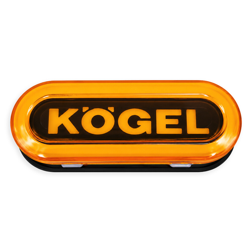 Фонарь габаритный NEON с логотипом "KOGEL"желтый \с креплением \