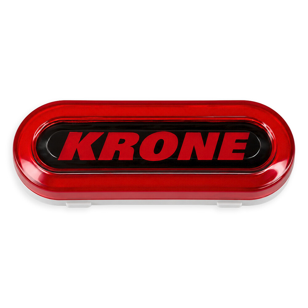 Ліхтар габаритний NEON з логотипом "KRONE" червоний \з кріпленням \