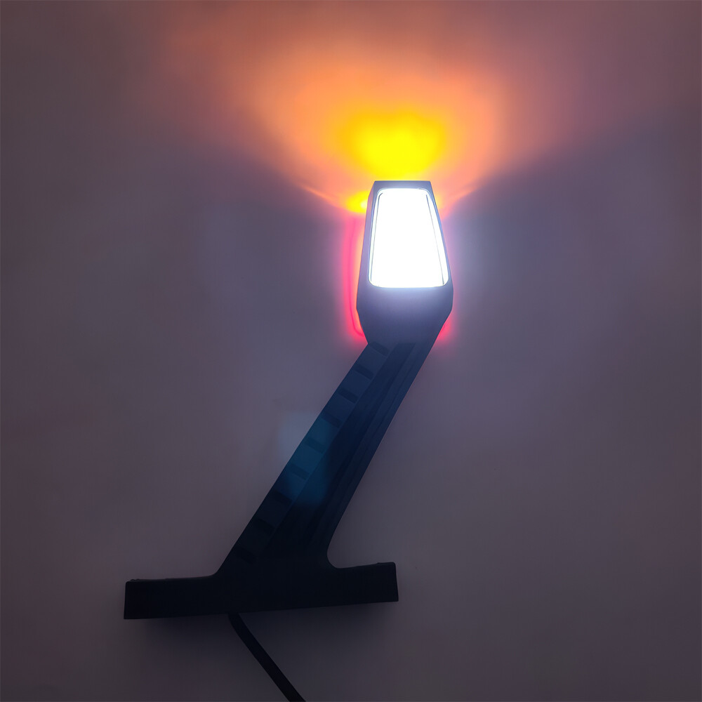 Ліхтар габаритний ріг, двокольоровий, NEON 24V, великий
