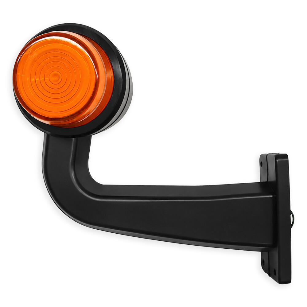 Ліхтар габаритний ріг; червоно-жовтий; LED NEON; 12-24V; кривий 20 см (F.PLAS)