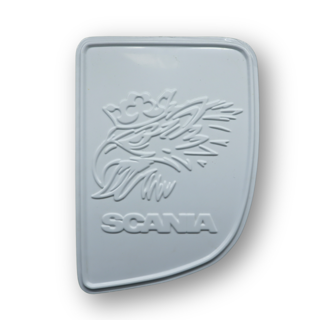 Фальш накладки білі на бічні вікна спальника для SCANIA R, P, G 2005-2017; Euro 3, 4, 5