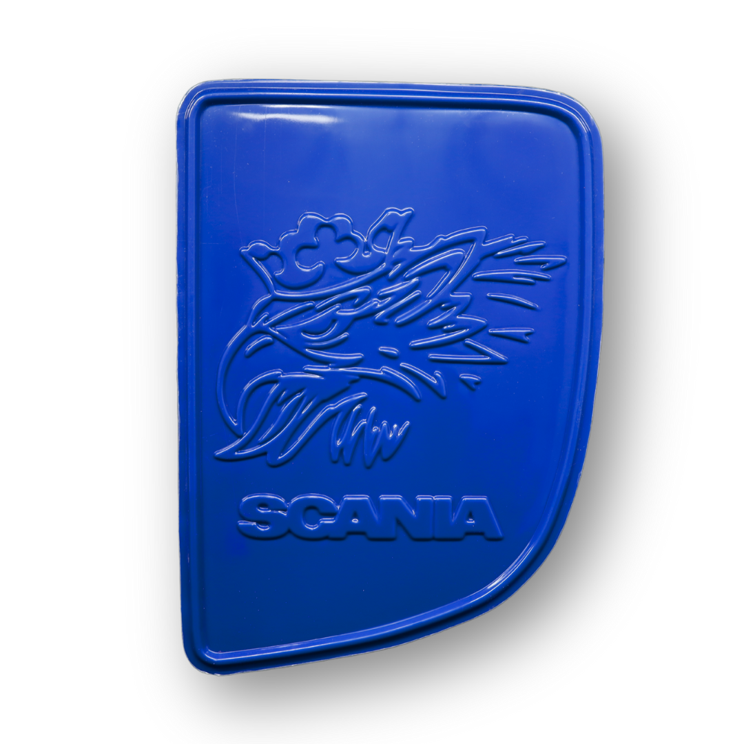 Фальш накладки сині на бічні вікна спальника для SCANIA R, P, G 2005-2017 Euro; 3, 4, 5