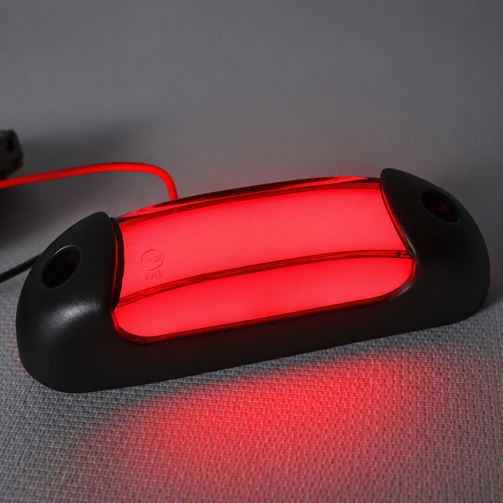 Ліхтар габаритний LED; червоний; 12-24V