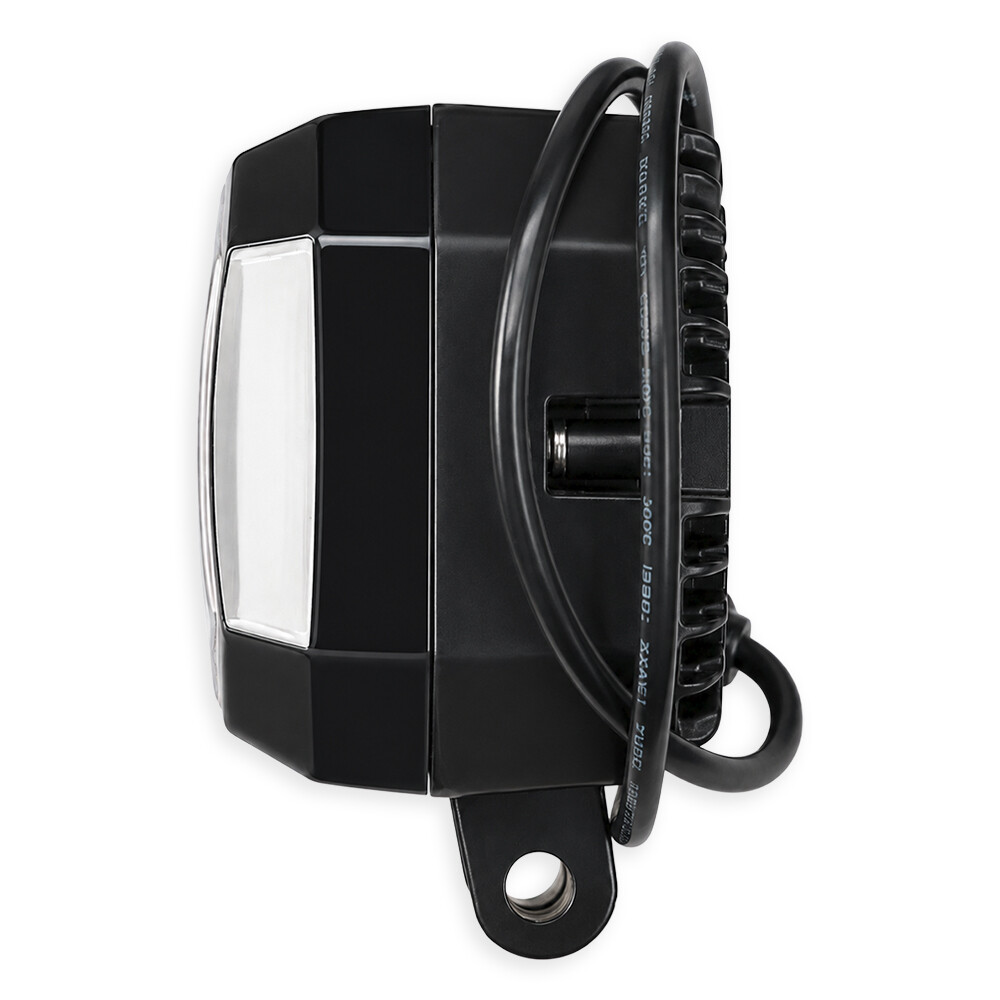 Фара універсальна діодна LED 9-32V (2 лінзи світло жовтий\білий 20W квадратна ДХО)