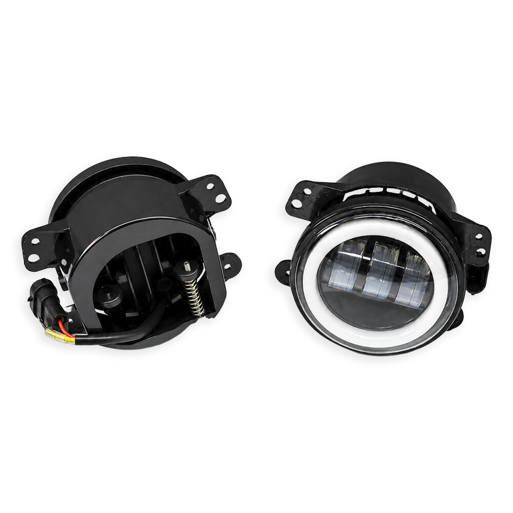 Фара універсальна діодна LED (3 лінзи 60W ДХО діаметр 100мм)