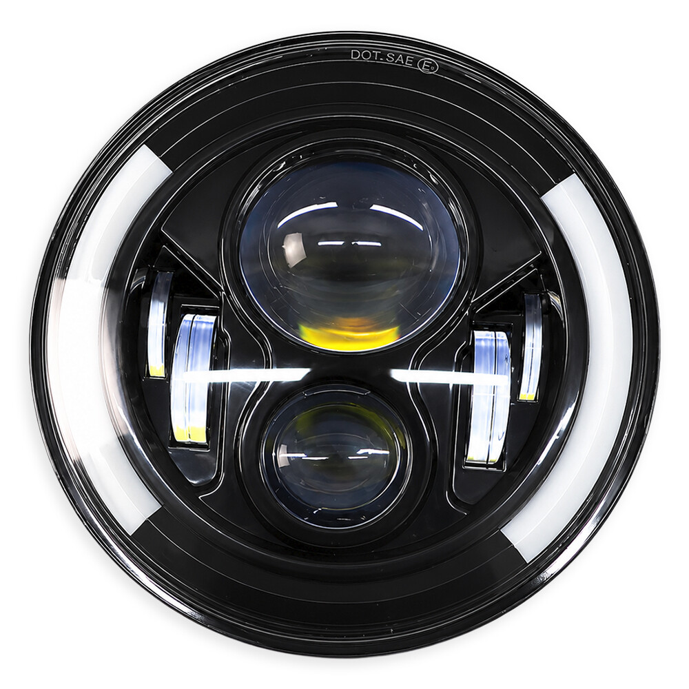 Фара універсальна діодна LED (80W ближній + дальній + ДХО)