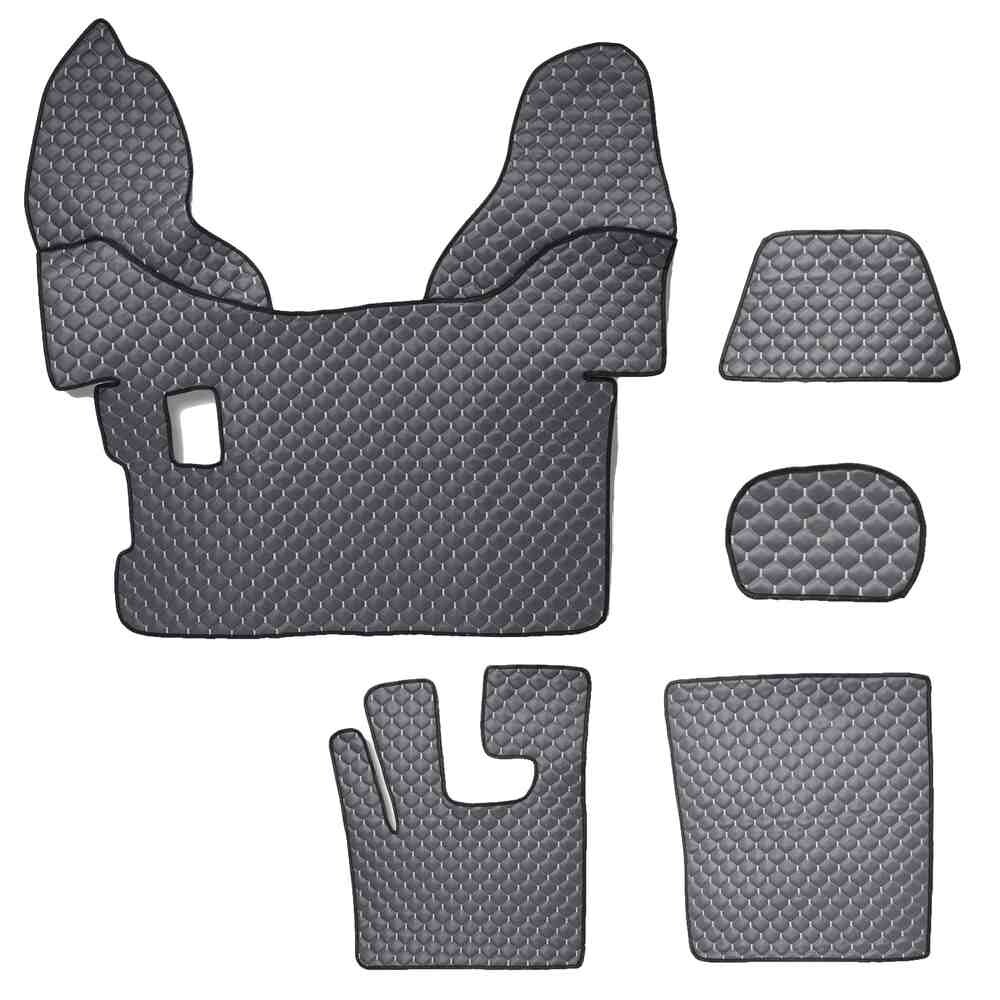 Килимок Екошкіра DAF XF106 c 2013; МКПП, сірий, Килимок Екошкіра DAF XF106 c 2013; МКПП, сірий,