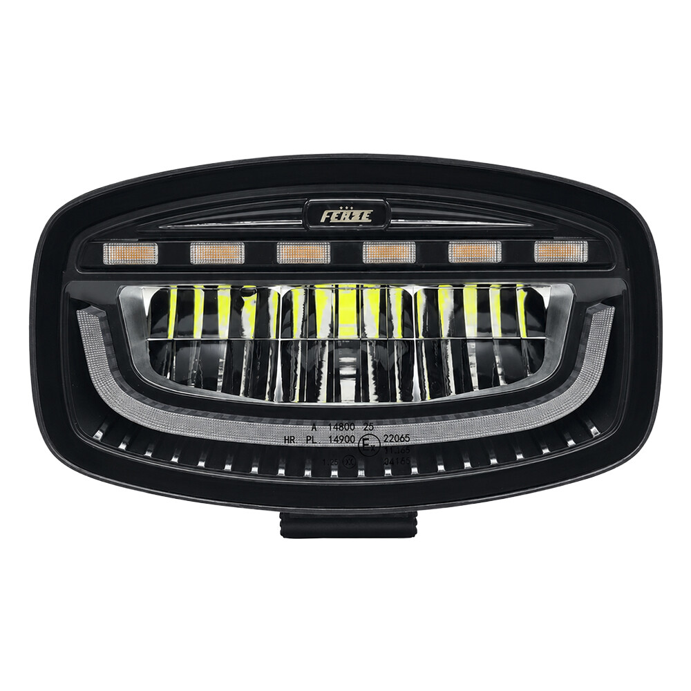 Фара диодная LED 24V с проблесковым маячком