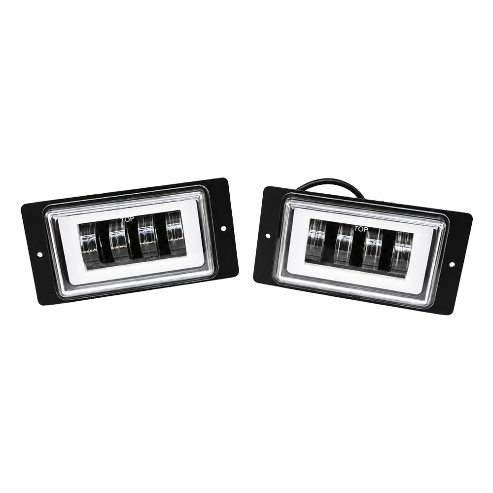 Фара протитуманна ВАЗ 2110, 2111, 2112, 2113, 2114, 2115 LED 12-24V (4 лінзи 80W ДХО) (MRT)