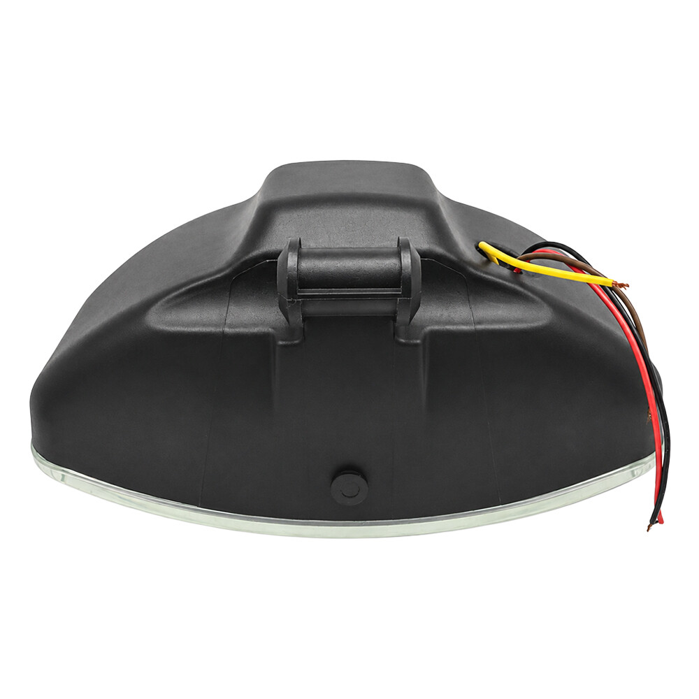 Фара дод. 245*161мм H7 24V з LED підсв. (жовта)