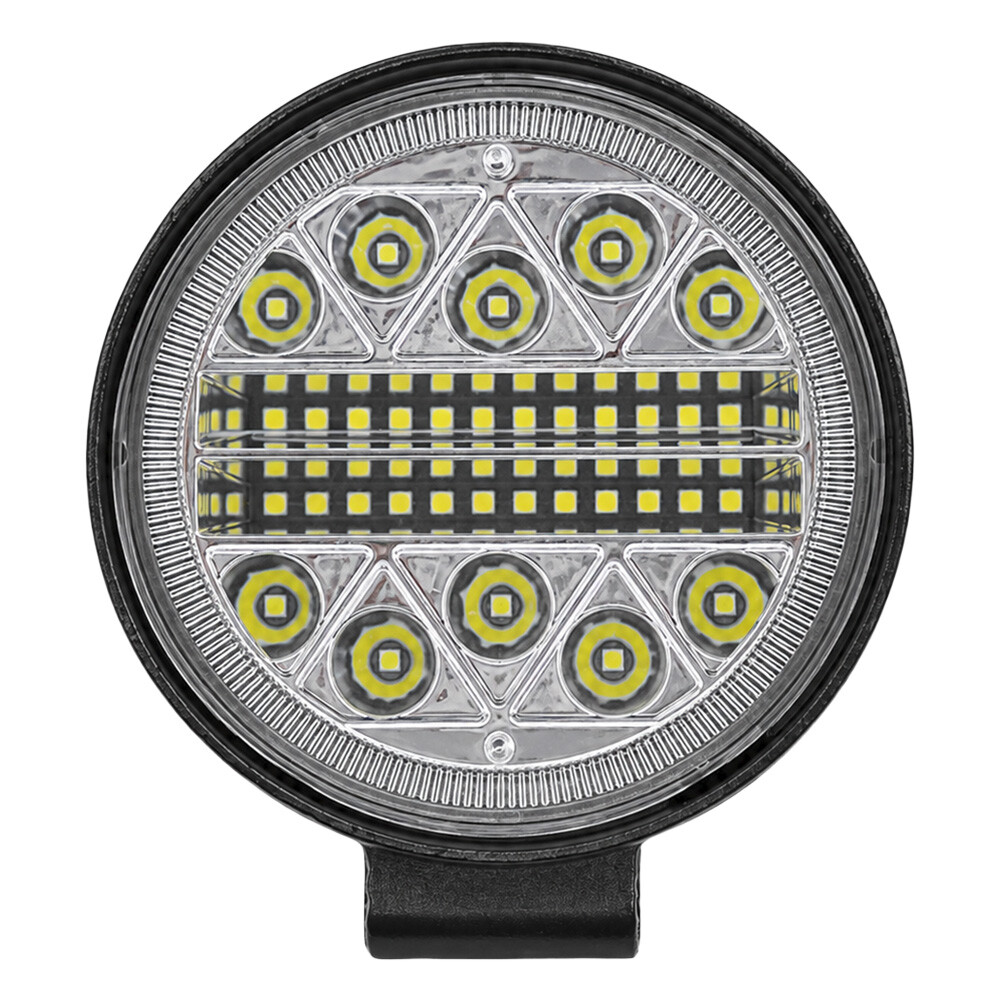 Фара універсальна діодна LED(38 діодів корпус круглий метал)