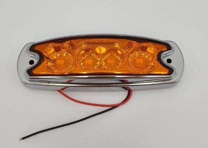 Фонарь декоративный диодный 4LED 24V желт.