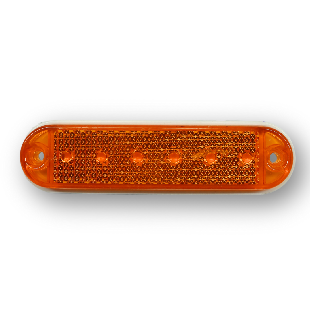 Фонарь декоративный диодный 6LED 24V желт.