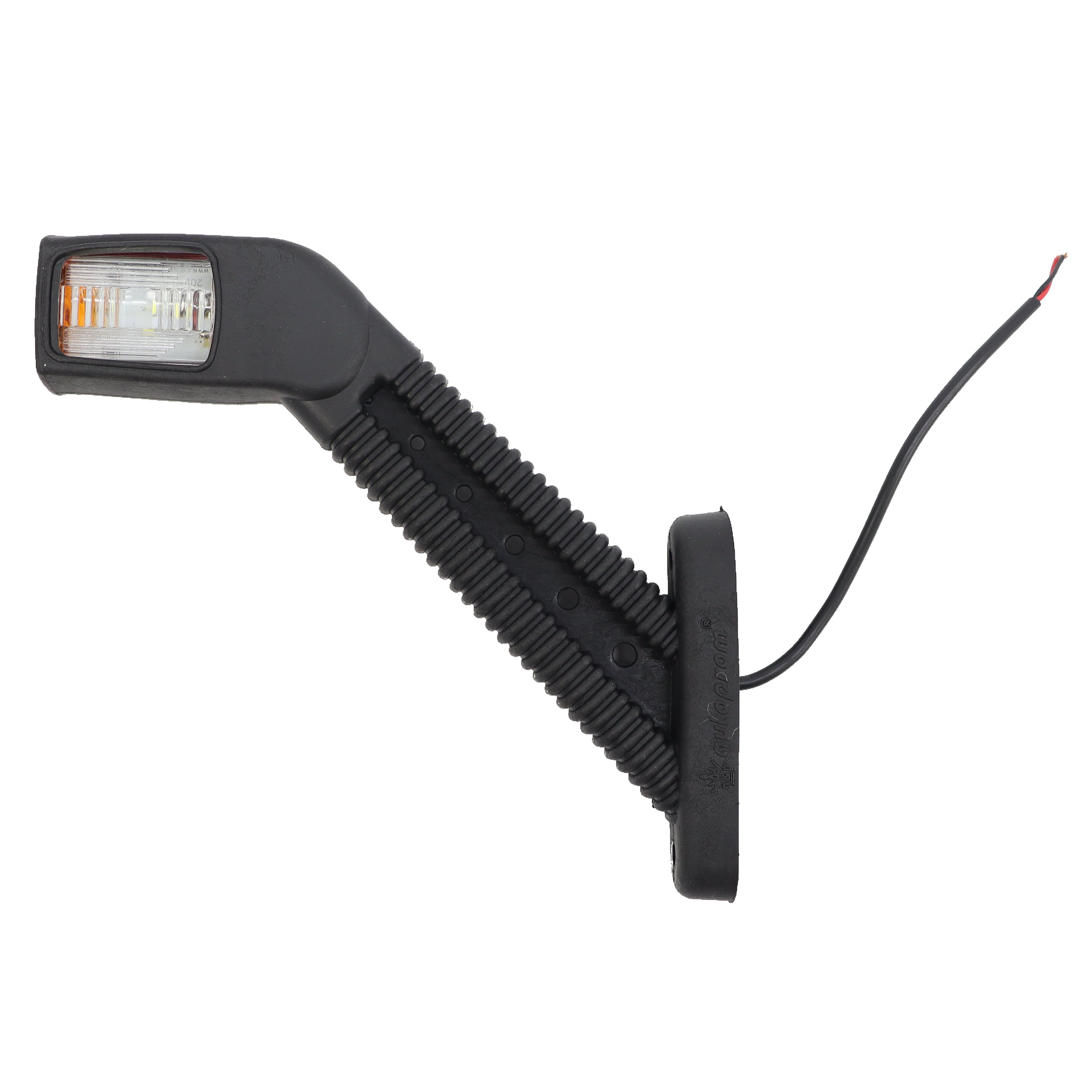 Фонарь габаритный рог трехцветный диодный 19см прозрачный \GERAY\ Фонарь габаритный рог трехцветный диодный 19см прозрачный \GERAY\