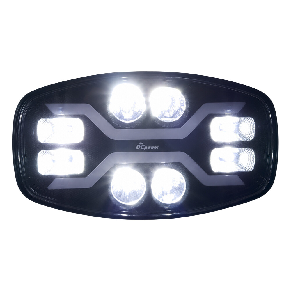 Фара DCPower LED 10-30 V (універсальна дальнє світло овальна з функцією привітання)