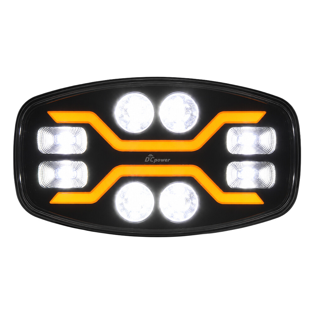 Фара DCPower LED 10-30 V (універсальна дальнє світло овальна з функцією привітання)