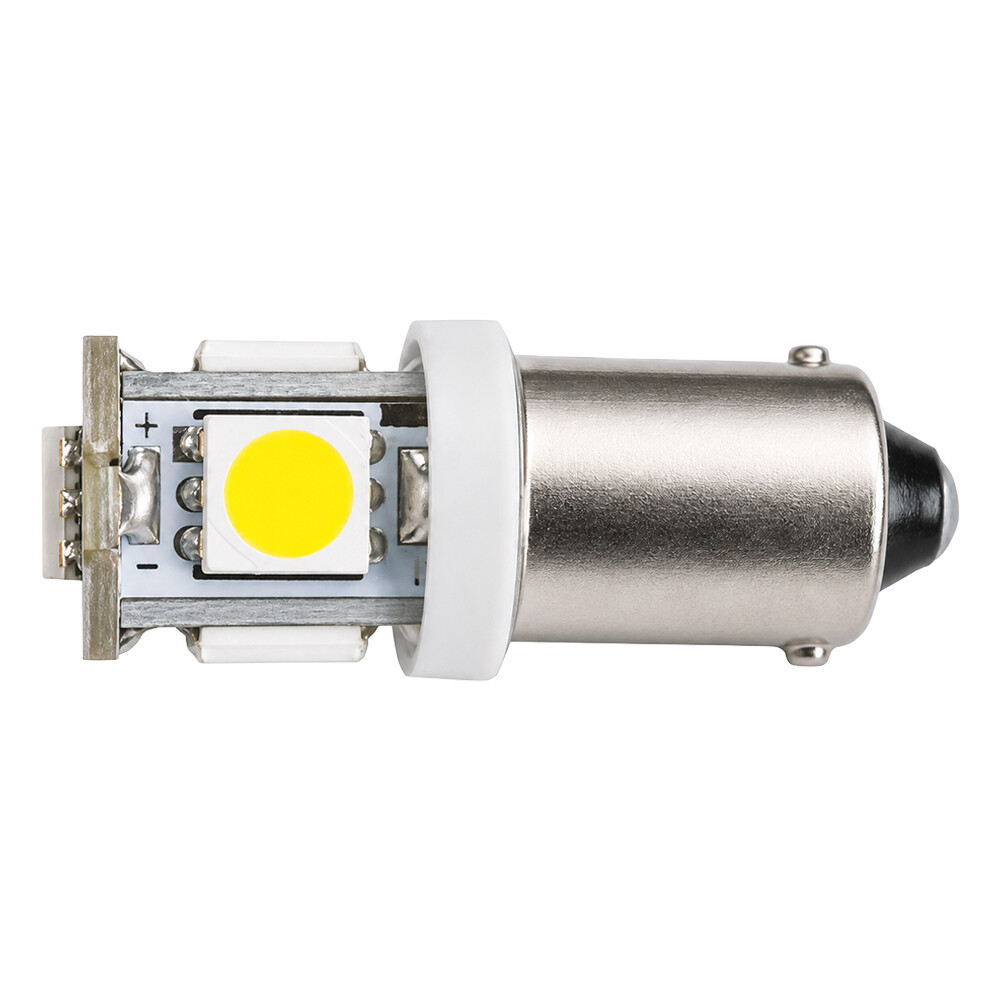 Лампочка LED 24V 4W (5 диодов) мал .цоколь BA9s