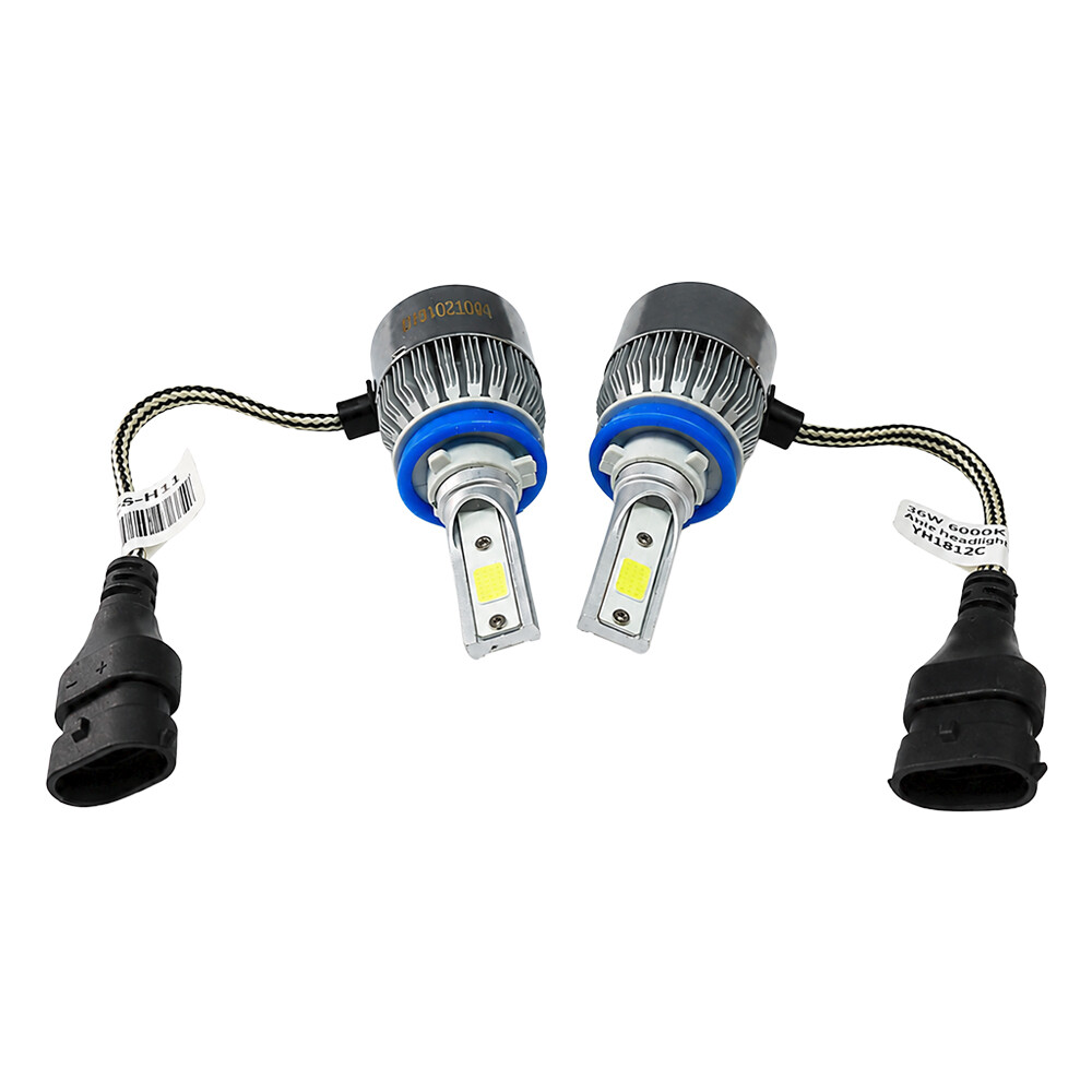 Комплект ламп LED H11/H8/H9-36W 12-24V 3800Lm/6000K