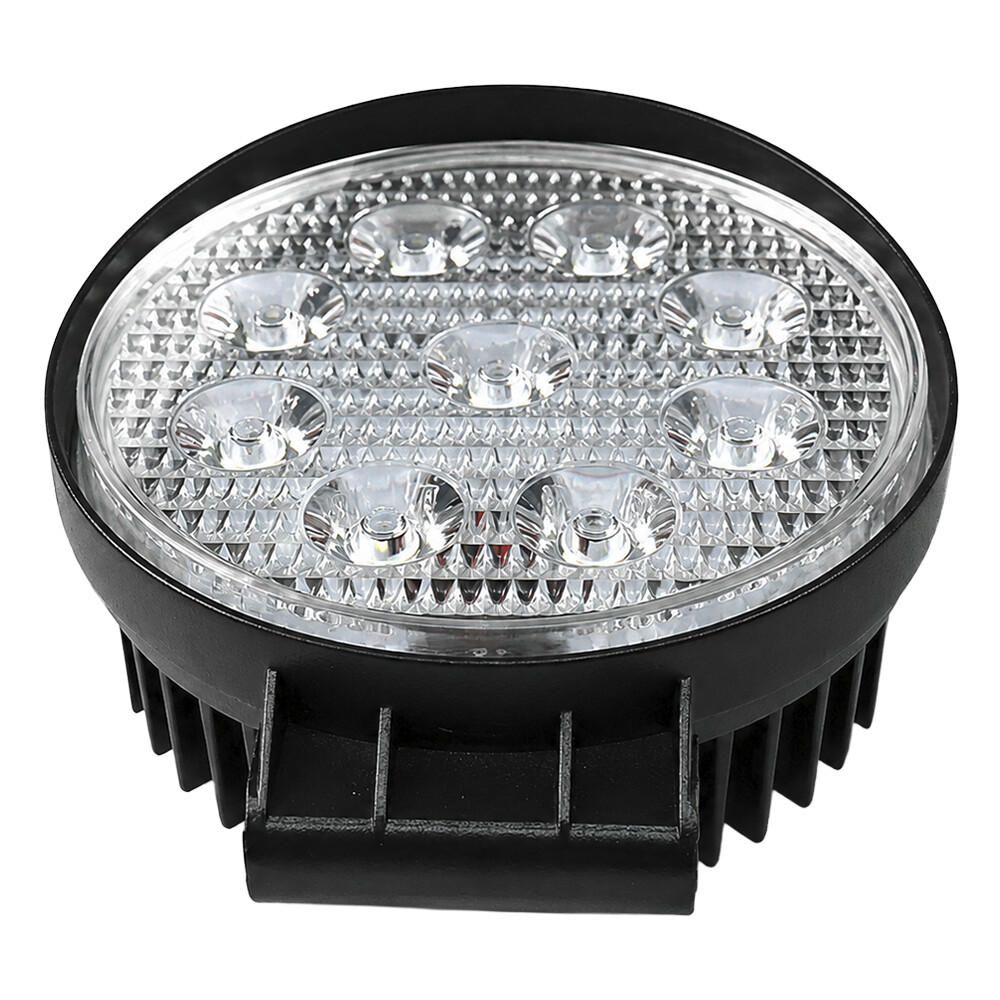 Фара універсальна діодна LED 9-60V (9 діодів 27W кругла 55мм дальнє світло) Фара універсальна діодна LED 9-60V (9 діодів 27W кругла 55мм дальнє світло)