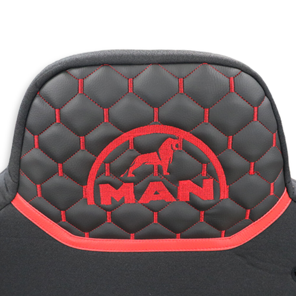 Чохол на сидіння KILIFI MAN TGX,TGA,TGL,TGM,TGS; (2007-2020) 1 ремінь, водій (Низький) пасажир (Високий) Чорний Чохол на сидіння KILIFI MAN TGX,TGA,TGL,TGM,TGS; (2007-2020) 1 ремінь, водій (Низький) пасажир (Високий) Чорний