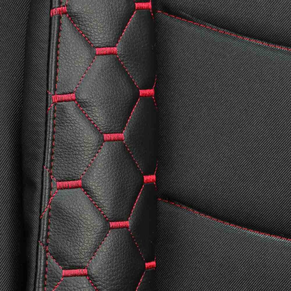 Чехол на сиденья KILIFI MAN TGX,TGA,TGL,TGM,TGS; (2007-2020) 2 ремня, водитель и пассажир (Низкий) черный