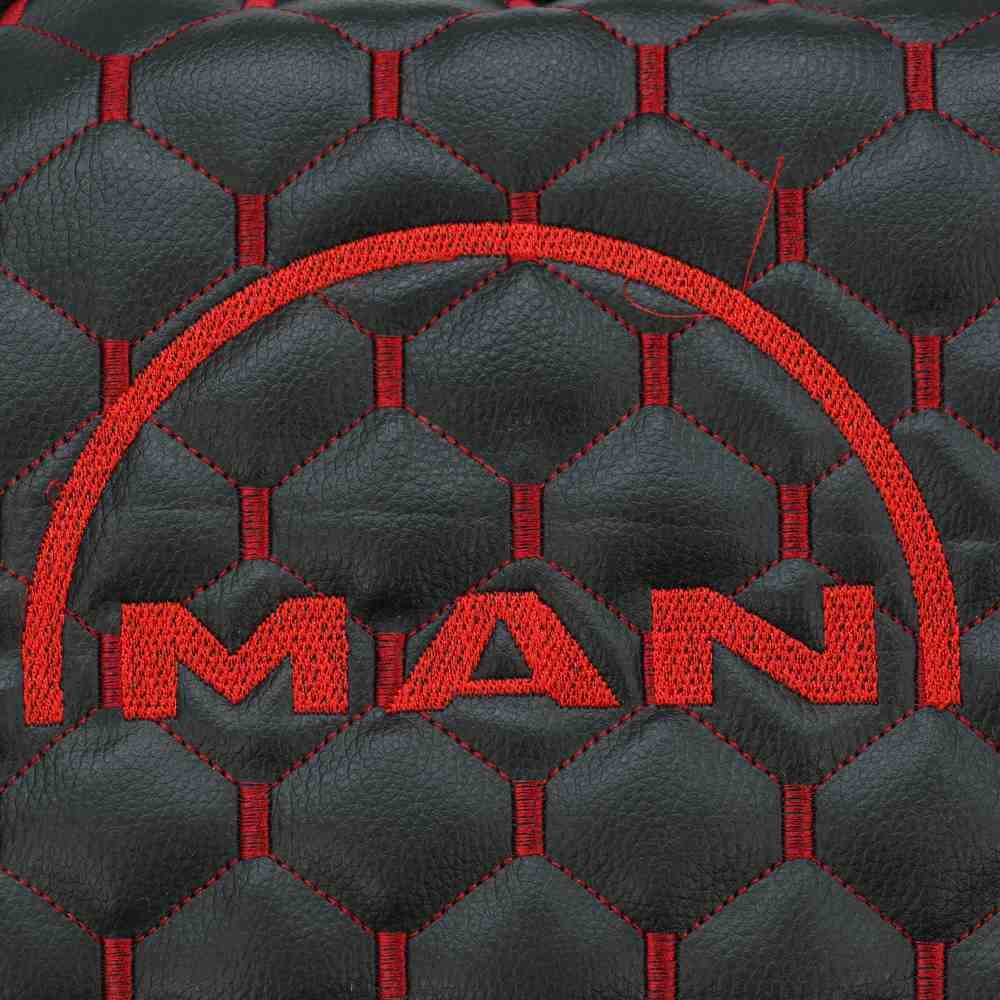 Чехол на сиденья KILIFI MAN TGX,TGA,TGL,TGM,TGS; (2007-2020) 2 ремня, водитель и пассажир (Низкий) черный