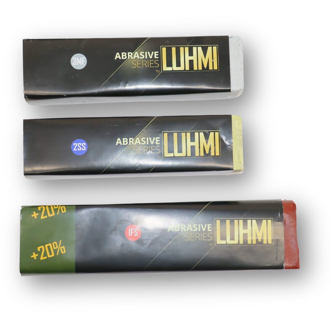 Набор 3 Step Box для трехэтапной полировки алюмини LUHMI Набор 3 Step Box для трехэтапной полировки алюмини LUHMI