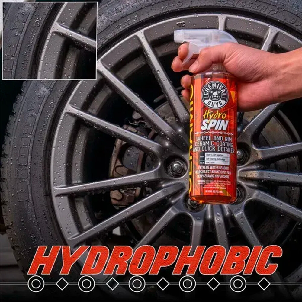 Керамічне покриття для коліс та дисків hydrospin wheel & rim ceramic coating and quick detailer - 473мл