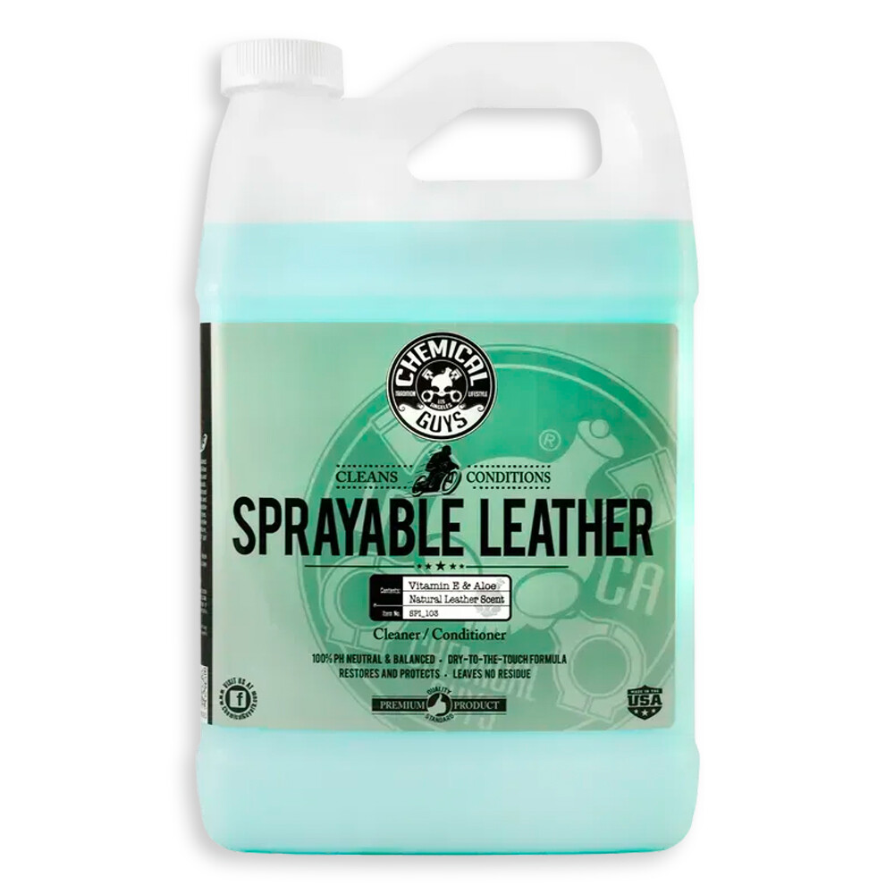 Очищувач та кондиціонер для шкіри авто в одному флаконі sprayable leather cleaner & conditioner in one - 3785мл