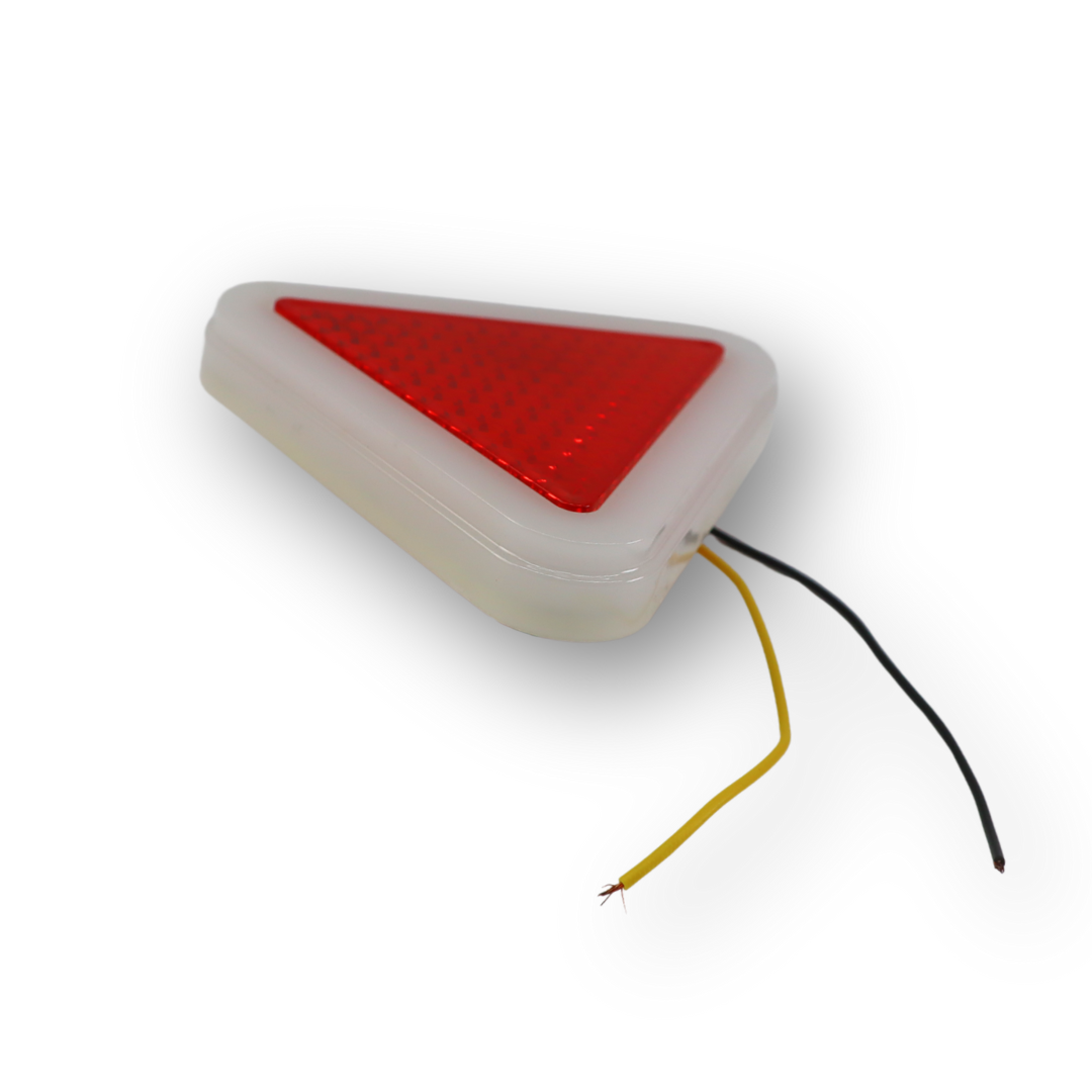Світловідбивач трикутний червоний LED+НЕОН 12-24V Світловідбивач трикутний червоний LED+НЕОН 12-24V