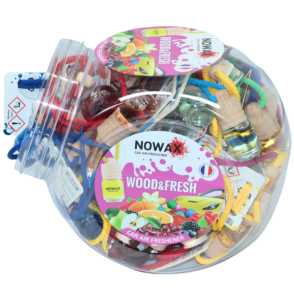 Ароматизатор "NOWAX  - WOOD&FRESH" MIX BOX (45 шт.)