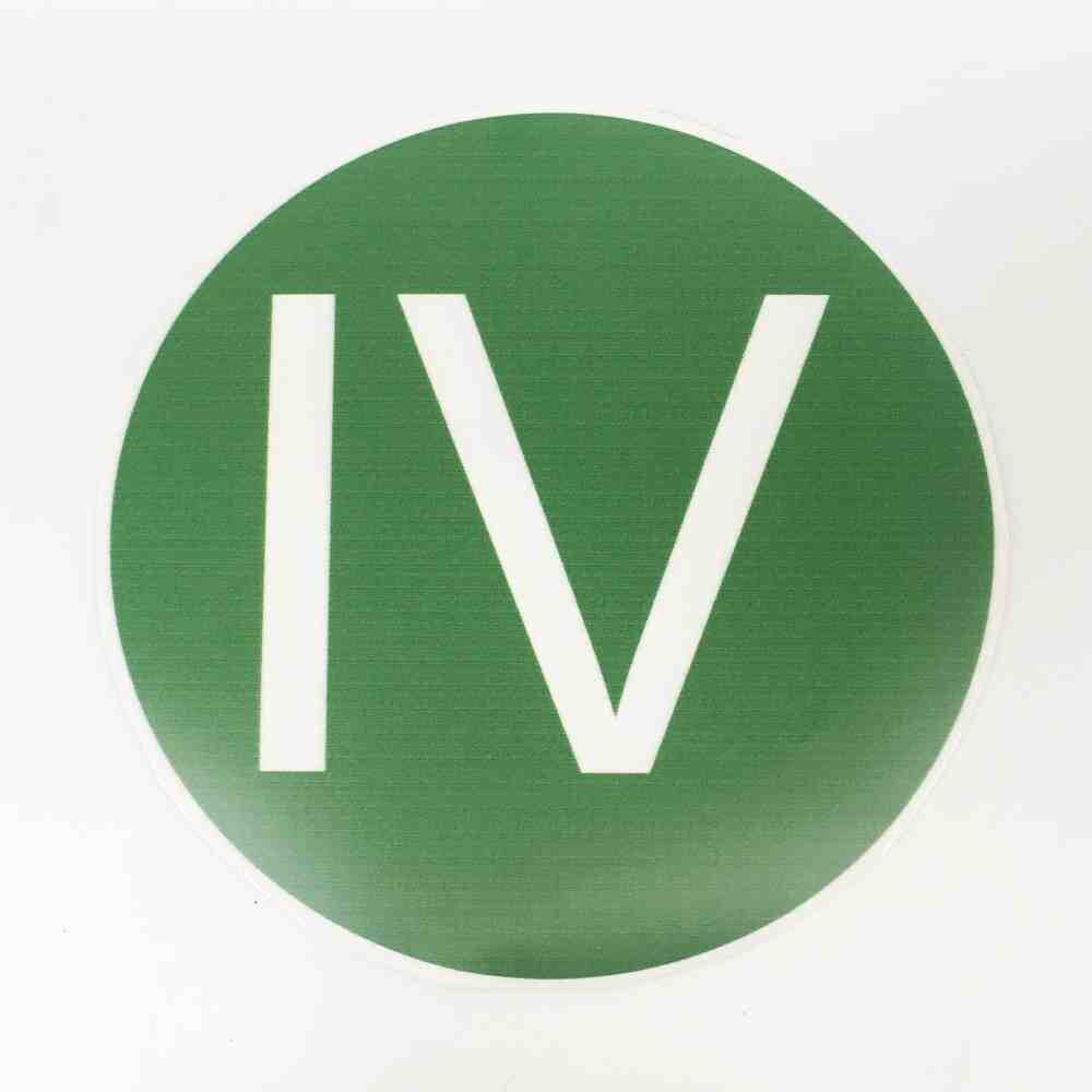 Наклейка - IV Ø220мм Наклейка - IV Ø220мм