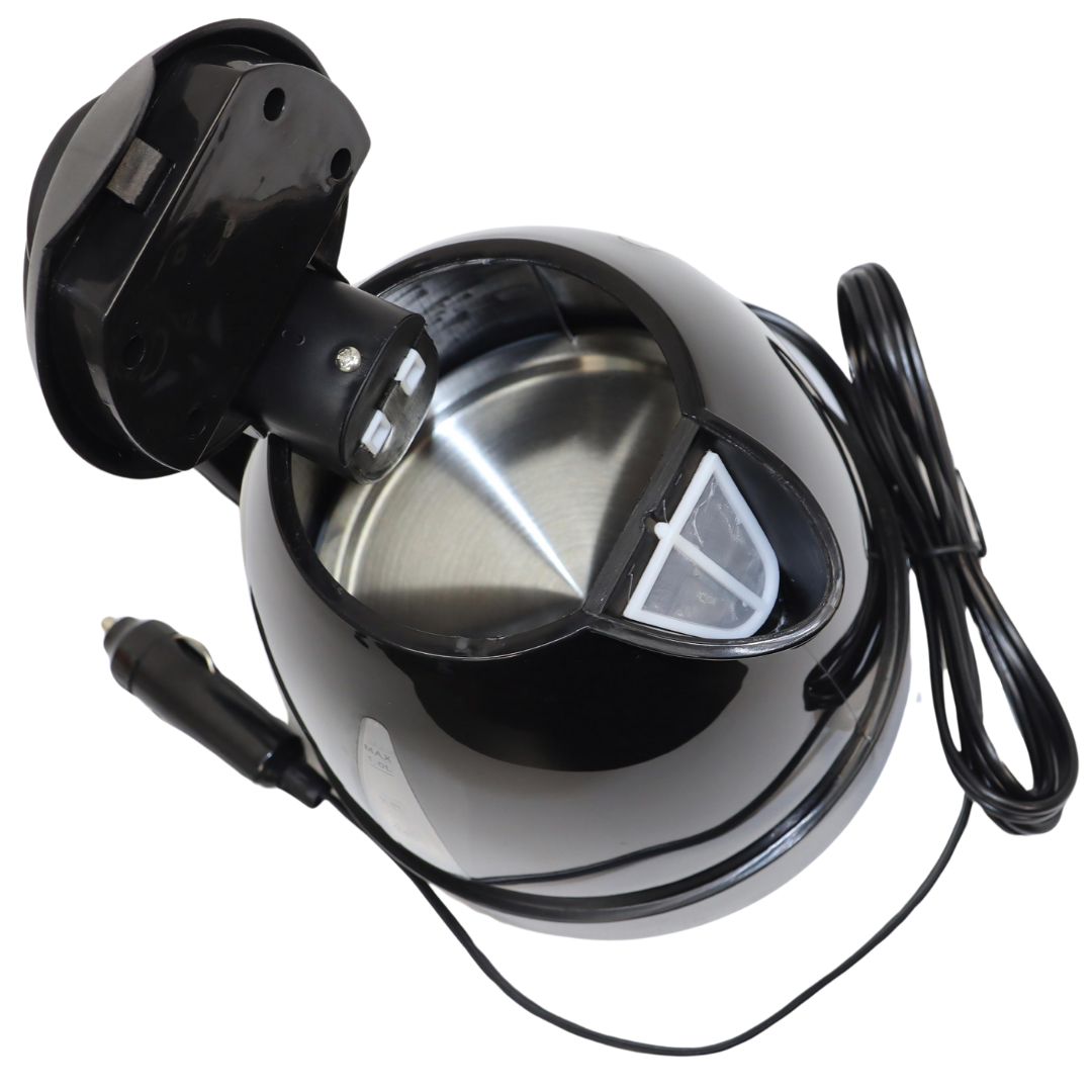 Чайник 12V, 1L, дисковий, чорний, 150W Чайник 12V, 1L, дисковий, чорний, 150W