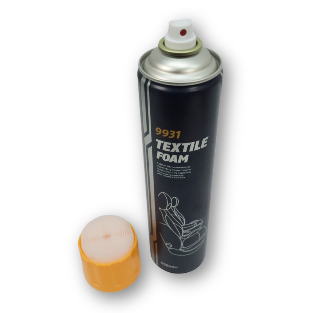 Пінний очищувач для оббивки сіденій- MANNOL Textile Foam 650ml
