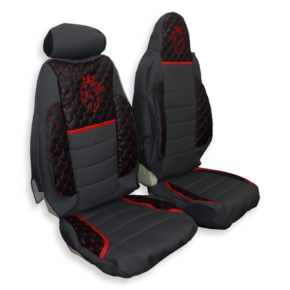 Чохол на сидіння KILIFI SCANIA R,G,P,S (2014-...) водить. моноліт – пас. складне Чорний