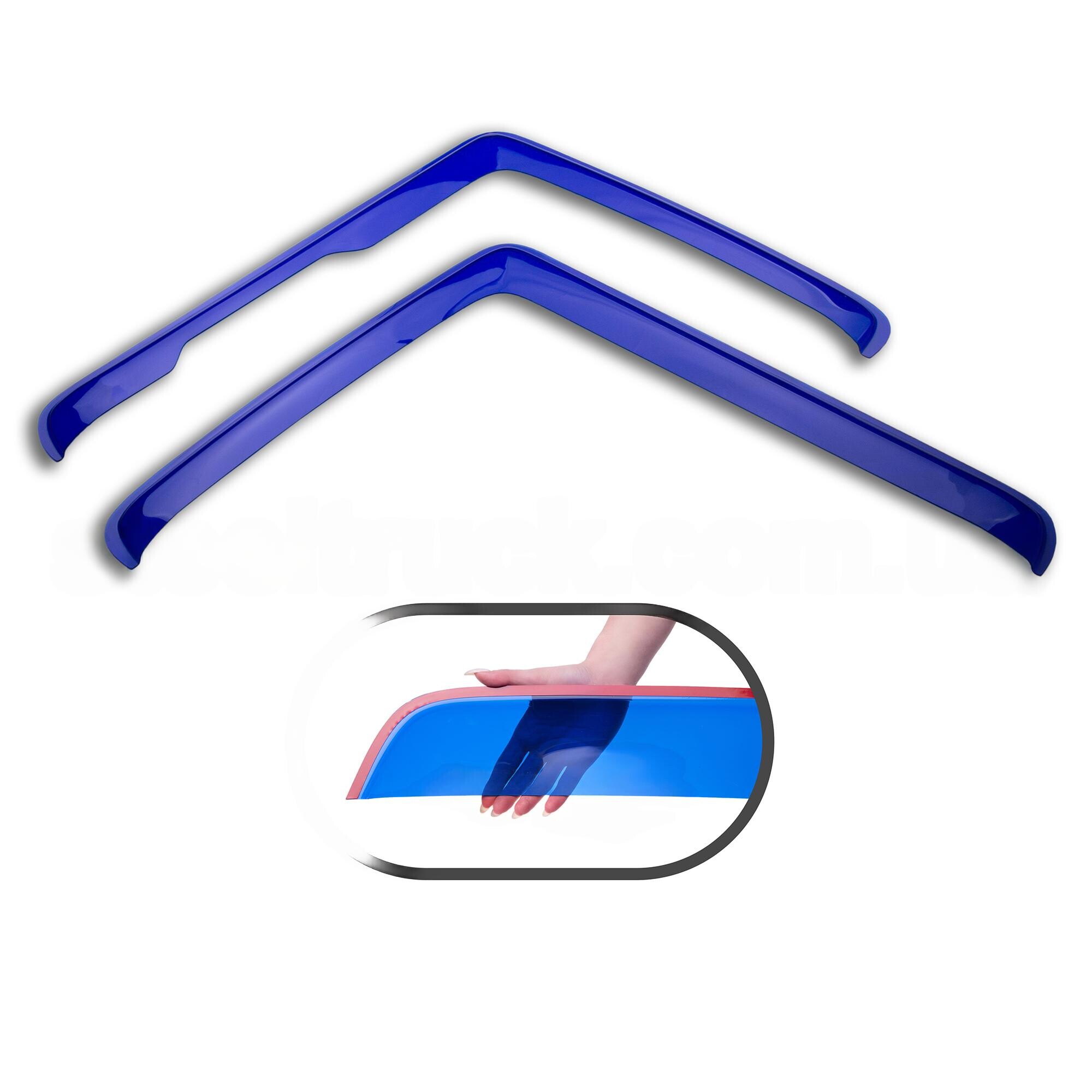 Ветровик MAN TGA \скотч\синий\