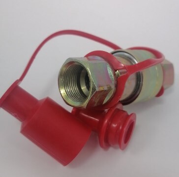 Роз'єм пневматичний М22*1,5 (ЄВРО) червоний