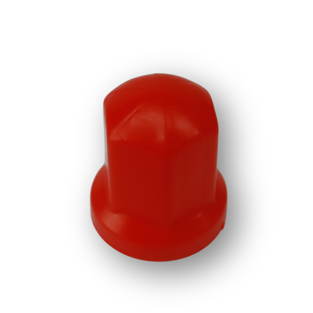 Колпачек на гайку граненый 32*55 красный. ( SteelTruck ) Колпачек на гайку граненый 32*55 красный. ( SteelTruck )