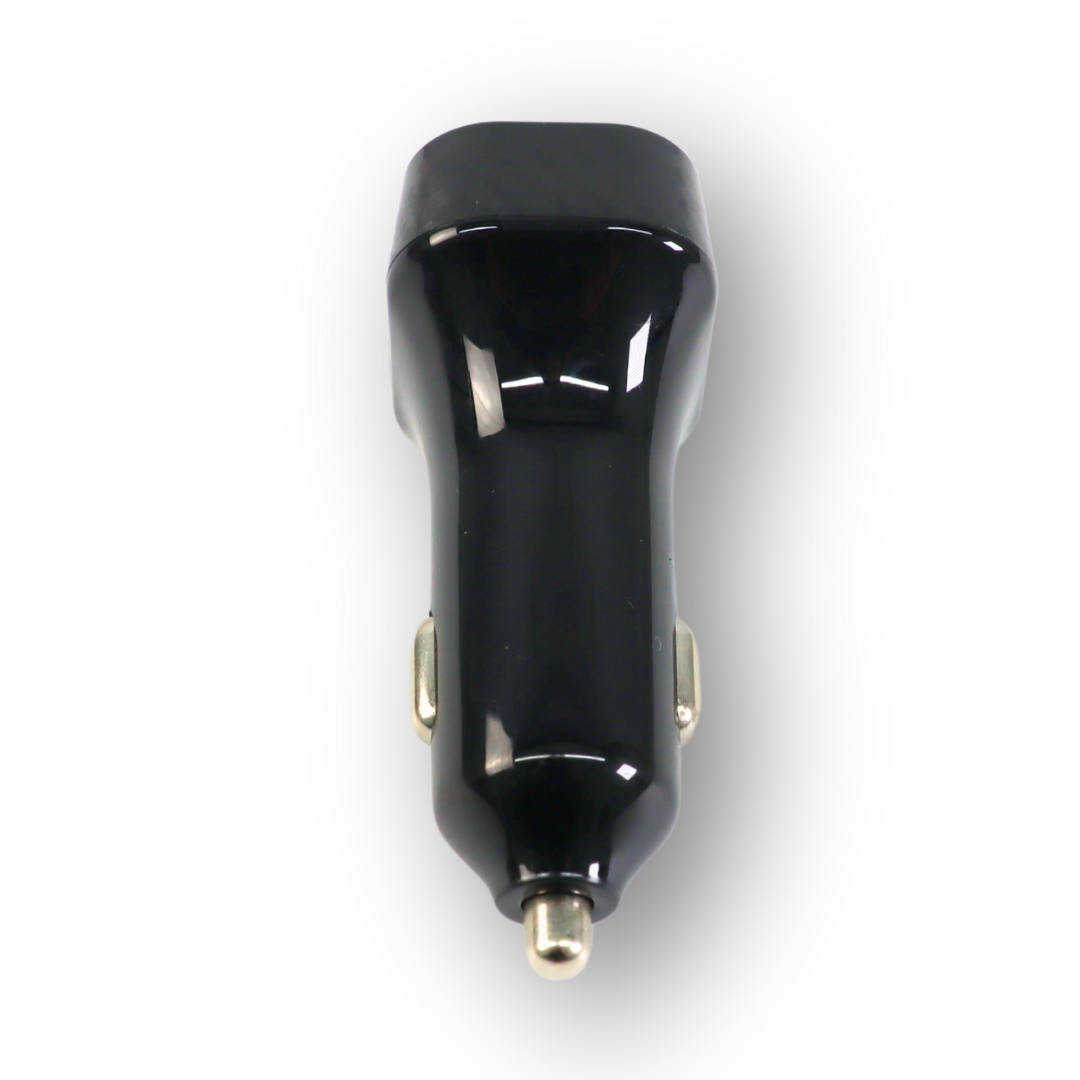 Вольтметр 12-24 V (в прикурювач + роз'єм usb + type-c підсвічування rgb)