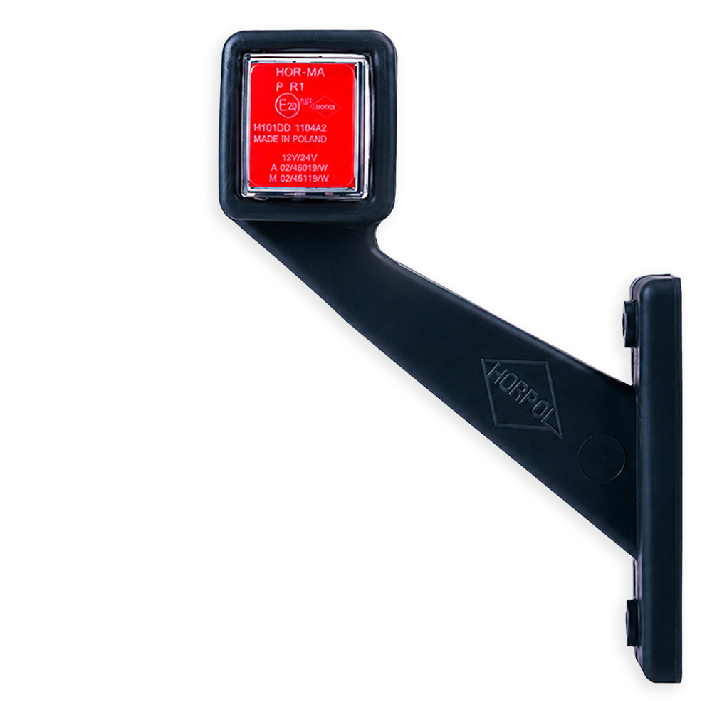Ліхтар габаритний ріг NEON, 12-24V, 110*160; лівий,HORPOL
