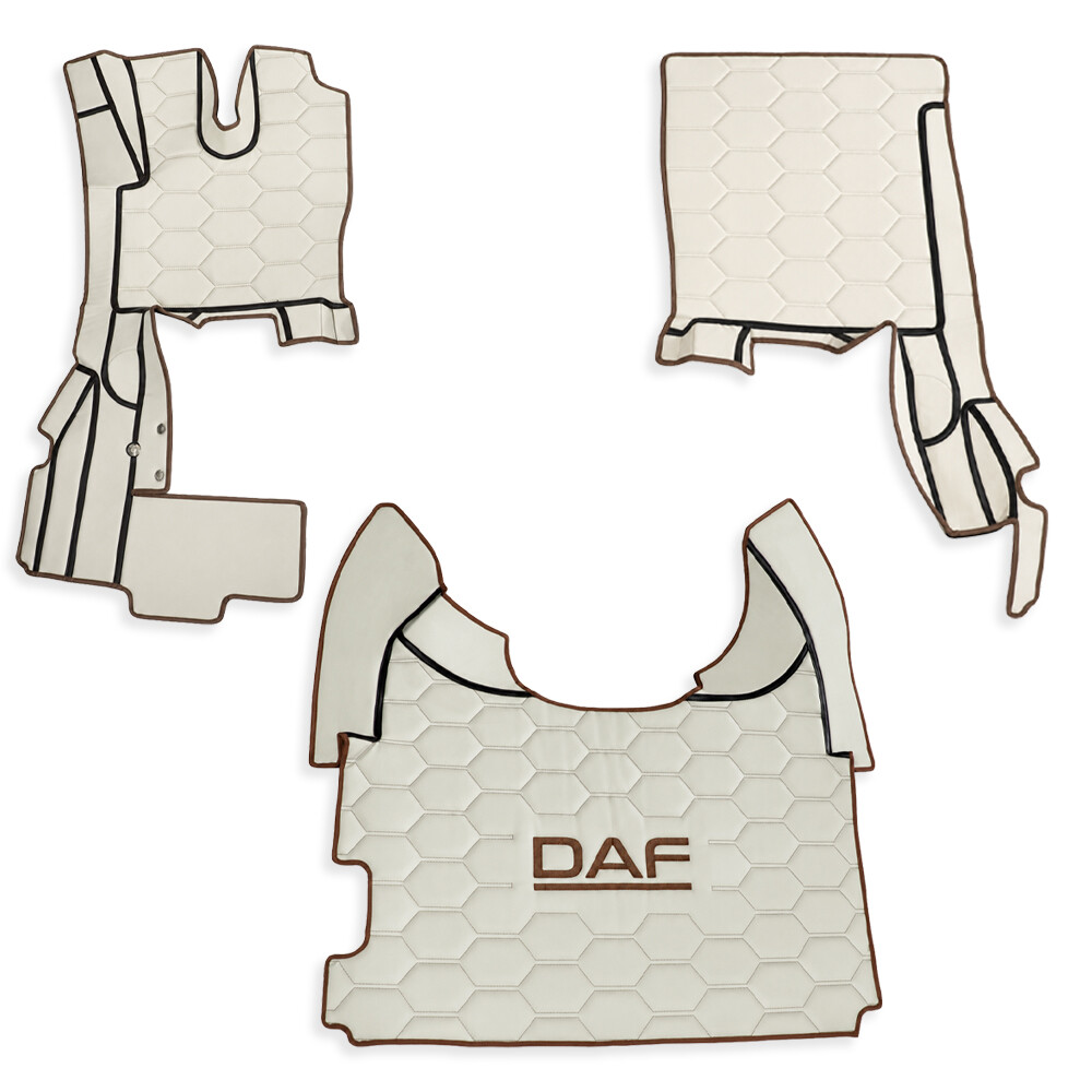Килимок 3D Екошкіра DAF XF106 c 2013; АКПП,бежевий (МТ) Килимок 3D Екошкіра DAF XF106 c 2013; АКПП,бежевий (МТ)