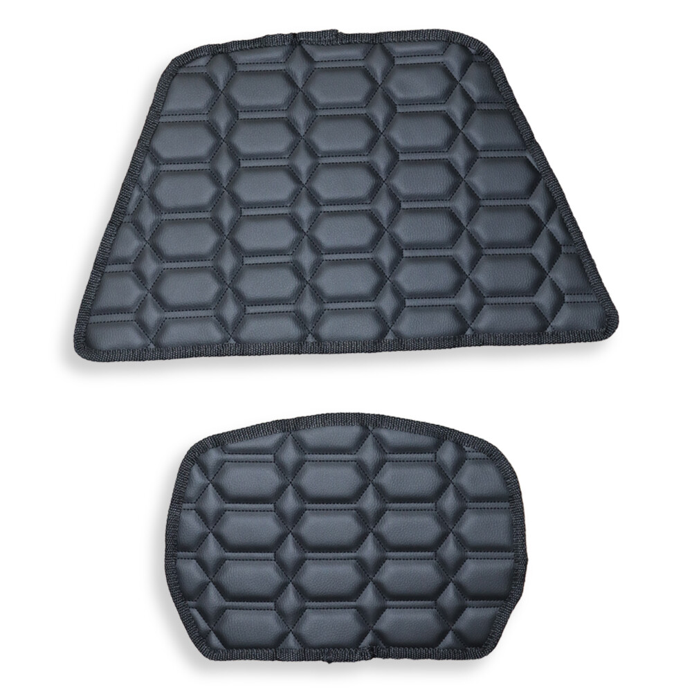 Килимок Екошкіра DAF XF106 c 2013; АКПП, червоний, з вишивками