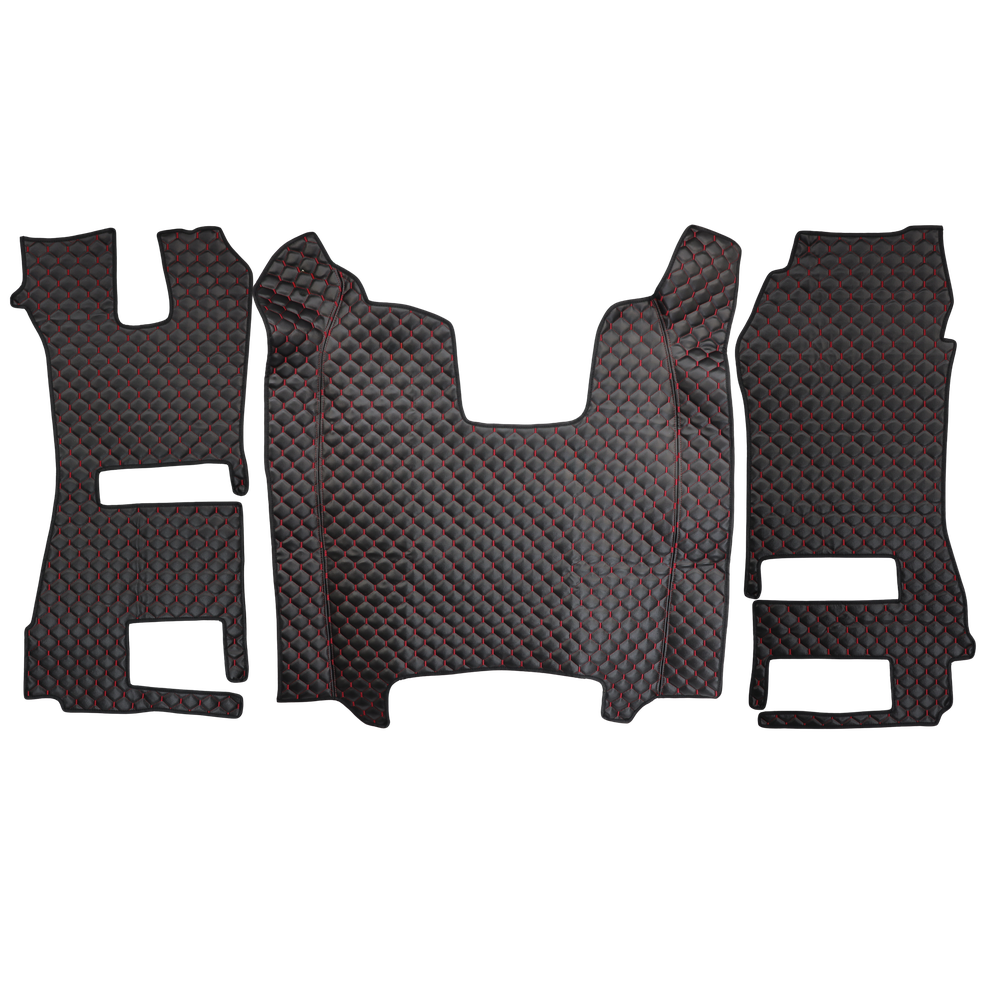 Килимок Екошкіра SCANIA R 2014-2016; рестайлинг 2017; чорный