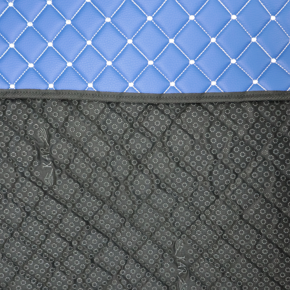 Коврик Экокожа VOLVO FH 2003-2013; АКПП, синий, АСП