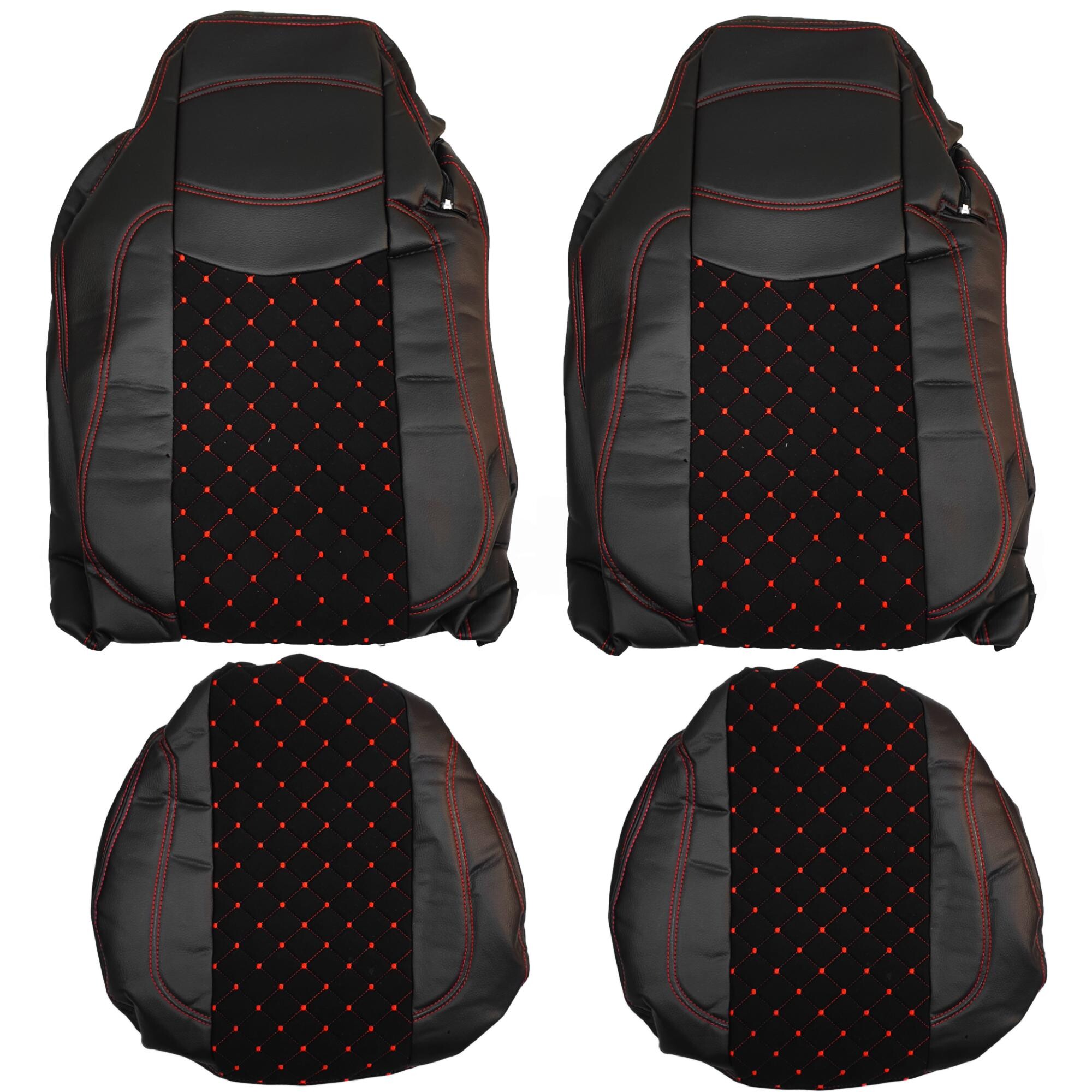 Чохол на сидіння KAR MAN TGX,TGA,TGL,TGM,TGS; (2007-2020) 2 ременя, водій та пасажир (Низький), чорний (KAR) Чохол на сидіння KAR MAN TGX,TGA,TGL,TGM,TGS; (2007-2020) 2 ременя, водій та пасажир (Низький), чорний (KAR)